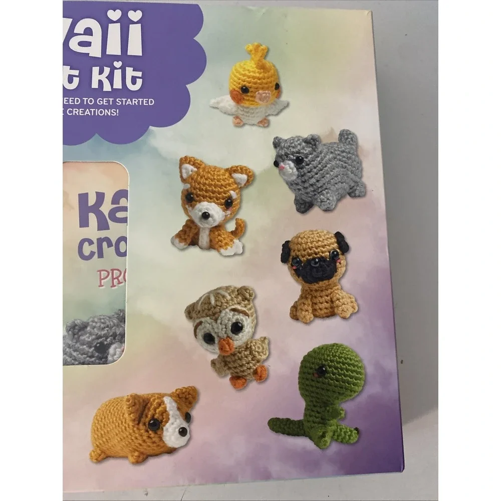 Kawaii Crochet Kit : Includes Everything You Need to Get Started - Animals